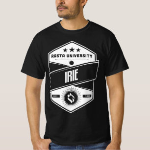 T-shirt Rasta Université Irie Good Vibes Reggae