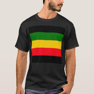 T-shirt Rasta vert Jaune Et Rouge