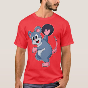 T-shirt Rat à Bowling avec Bowling boule