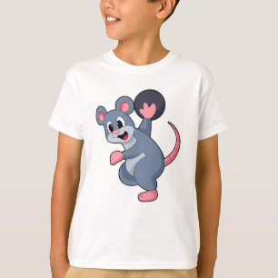 T-shirt Rat à Bowling avec Bowling boule