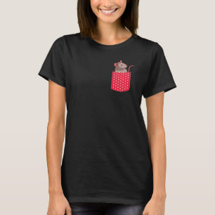 T-shirt Rat Animal Cute Pocket Animaux Propriétaire Rodent