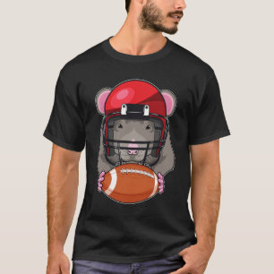 T-shirt Rat au football