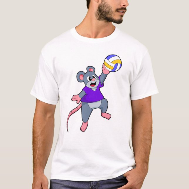 T-shirt Rat au Volleyball Sports (Devant)