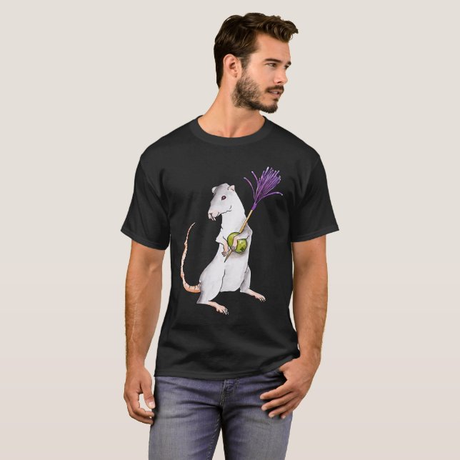 T-shirt rat de partie (Devant entier)