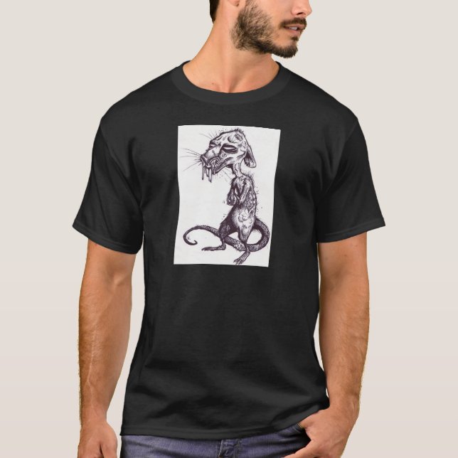 T-shirt rat de peste (Devant)
