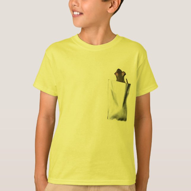 T-shirt Rat de poche (queue) (Devant)