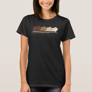T-shirt Rat de rat de porc de Guinée Hamster Wheek