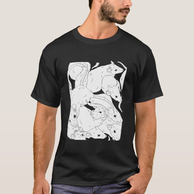 T-shirt Rat déplaisant Rat King I Wicca Sorcière Pastel Go (Devant)