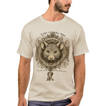 T-Shirt "Rat du zodiaque chinois"