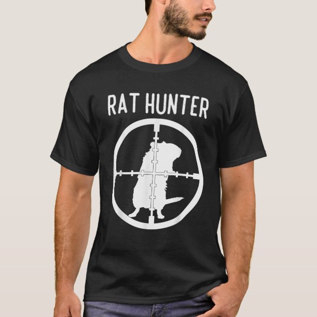 T-shirt Rat Hunter Mouse Control Expert Tee (Devant)