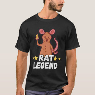 T-shirt Rat Légende Fromage Finder Rat Lover Rodent Rat Ow
