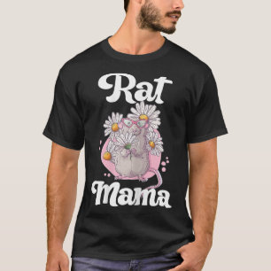 T-shirt Rat Mama Propriétaire Du Rat Funny Animaux Mère Mè