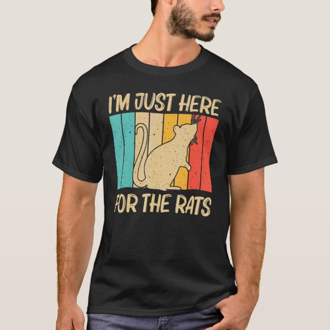 T-shirt Rat Migné Pour Hommes Femmes Souris Rat River Rat  (Devant)