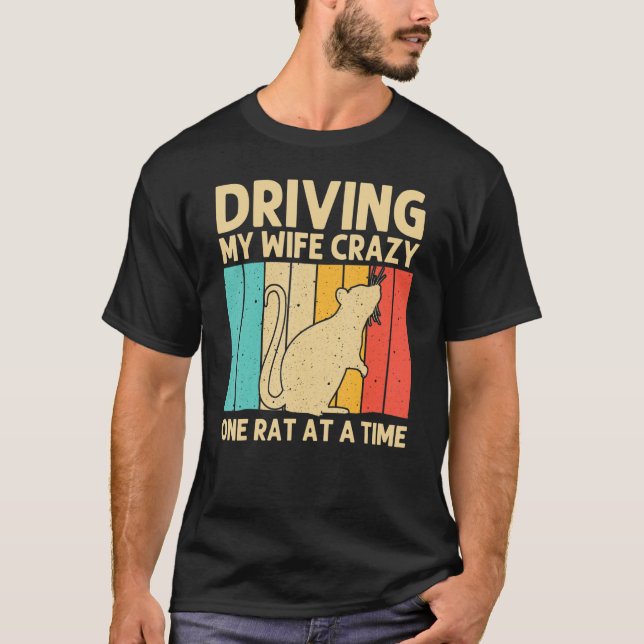 T-shirt Rat Migné Pour Hommes Papa Souris Rat River Rat Pe (Devant)