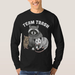 T-shirt Rat Raccoon Racoon Opossum Possum Team Trash Funny