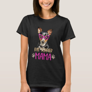T-shirt Rat Terrier Chien race Mama mignonne Chiot Mère