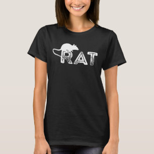 T-shirt Rat vintage Rat Rodent Animal Rat Propriétaire Sou