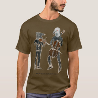 T-shirt Rat vs Pigeon dans la manière musicale