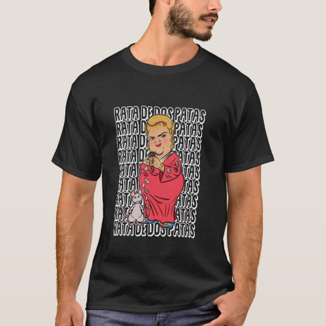 T-shirt Rata de dos patas Funny Mexicaine Paquita la del B (Devant)