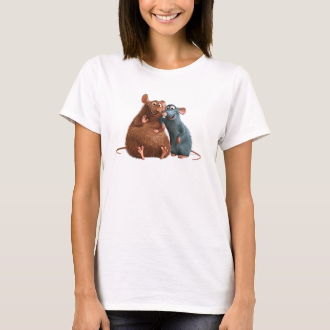 T-shirt Ratatouille - Emile et Remy Disney (Devant)
