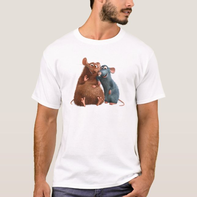 T-shirt Ratatouille - Emile et Remy Disney (Devant)
