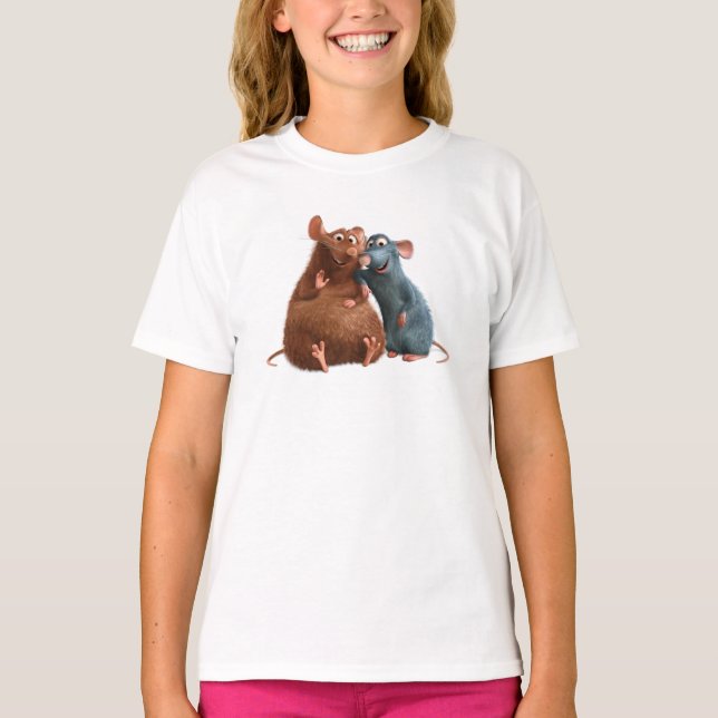 T-shirt Ratatouille - Emile et Remy Disney (Devant)