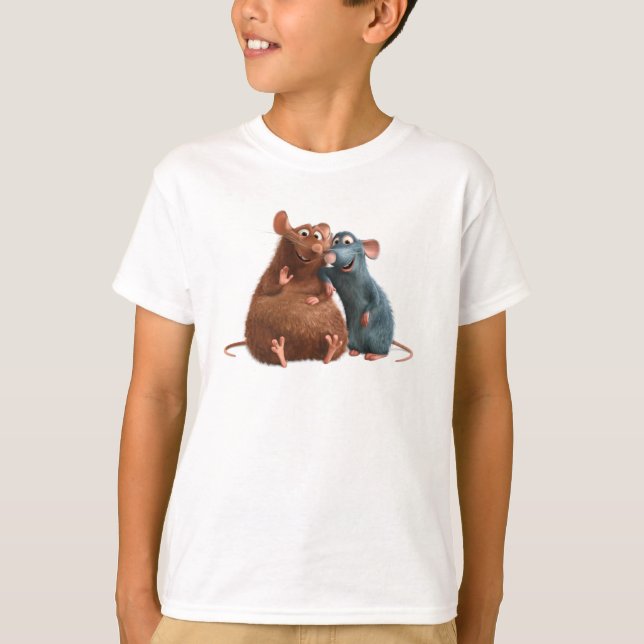 T-shirt Ratatouille - Emile et Remy Disney (Devant)
