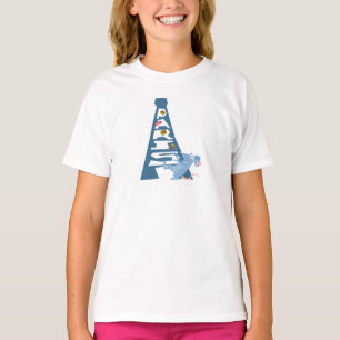 T-shirt Ratatouille Remy par la Tour Eiffel Disney