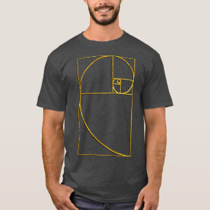 T-shirt Ratio d'or Spirale sacrée Fibonacci 1