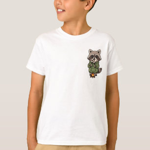 T-shirt Raton laveur faisant rôtir des guimauves Enfants