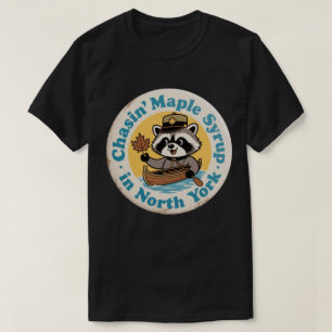 T-shirt Raton laveur rétro canoë North York