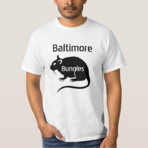 T-shirt RATS "lapins" de Baltimore -- affaire avec elle !