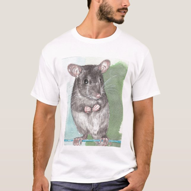T-shirt Rattus de bébé (Devant)