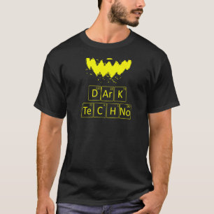 T-shirt Rave Acid House Edm Dark Techno Backprint Périodiq