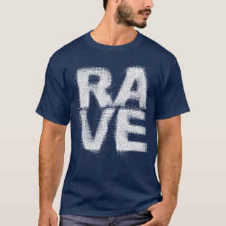 T-shirt RAVE Glitch Typographie DJ Cadeau Design