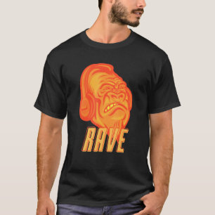 T-shirt Rave Gorilla Edm Festival de musique Rave Dubstep