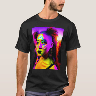 T-shirt Rave Party Psychedelic EDM Trance Club DJ Neon 12