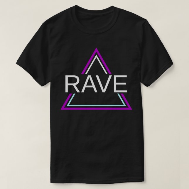 T-shirt Rave Techno House Party EDM Festival Goa Electro 2 (Design devant)