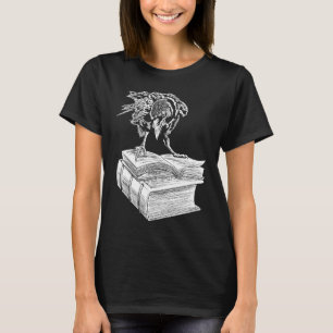 T-shirt Raven Crow Livre esthétique Dark Academia livre
