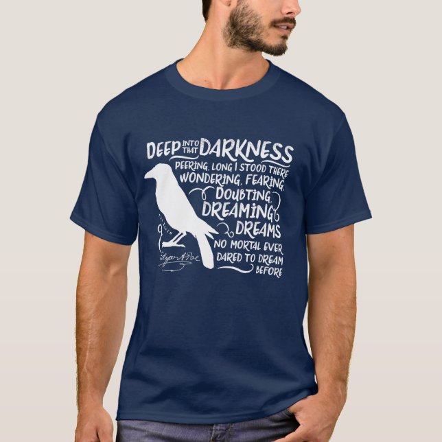 T-shirt Raven (profondément dans cette obscurité) par (Devant)