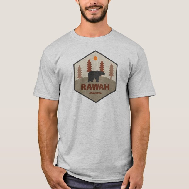T-shirt Rawah Wilderness Colorado Bear (Devant)