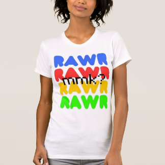 T-shirt RAWR coloré