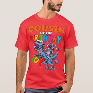 T-shirt Rawr Cousin De L'Astronaut Anniversaire Monte D