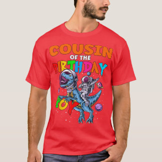 T-shirt Rawr Cousin De L'Astronaut Anniversaire Monte D