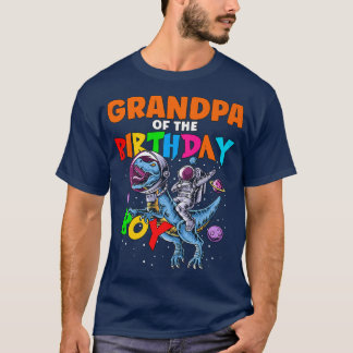T-shirt Rawr Grand-Père De L'Astronaut Anniversaire 