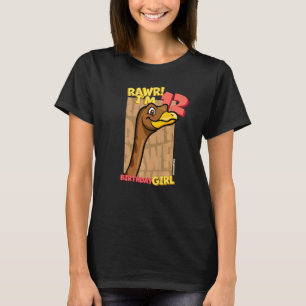 T-shirt Rawr I'm 12 Birthday Girls 12th Birthday Dino Gall