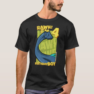 T-shirt Rawr I'm 4 Birthday Boys 4th Birthday Dino Quaesit