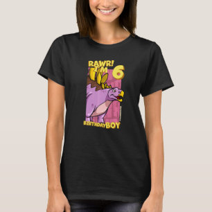 T-shirt Rawr I'm 6 Birthday Boys 6th Birthday Dino Kentros