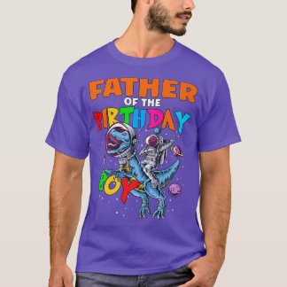 T-shirt Rawr Père De L'Astronaut Anniversaire Monte D