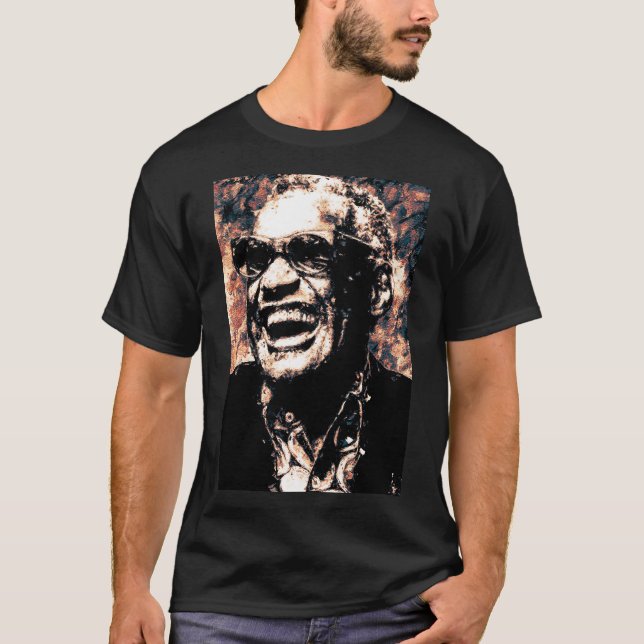 T-shirt Ray Charles Painting (Devant)